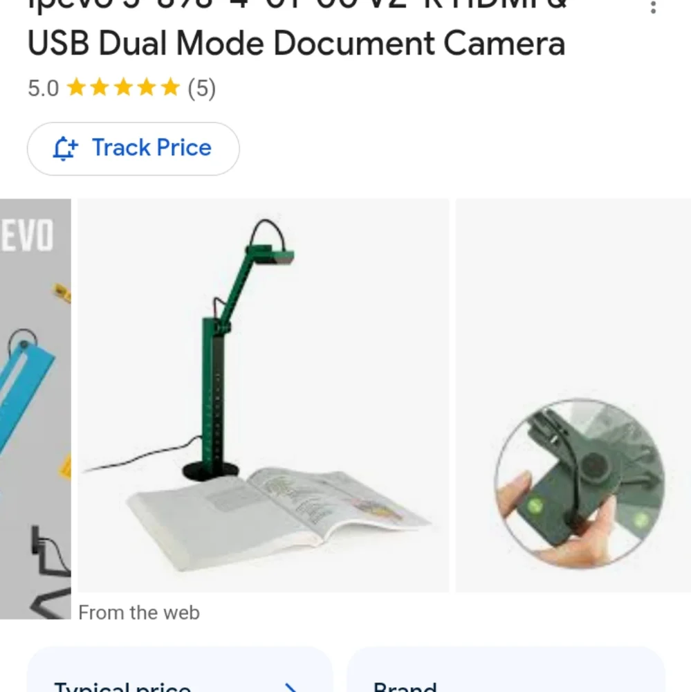 Hd document camera